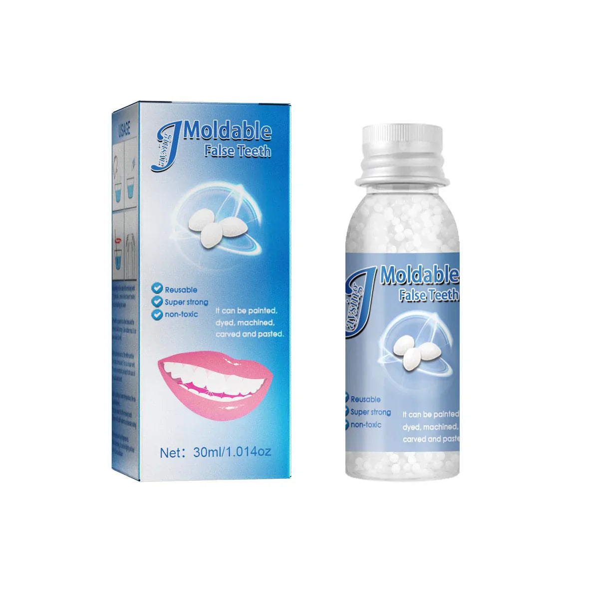 Kit de Dientes Moldeables: Sonrisa Fácil y Rápida