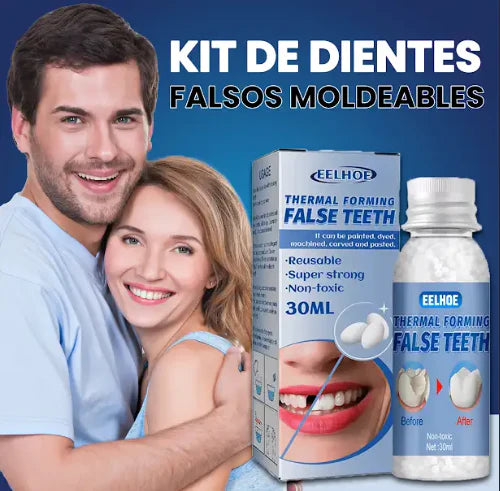 Kit de Dientes Moldeables: Sonrisa Fácil y Rápida